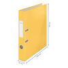 SEGREGATOR A4 LEITZ 180° COSY SOFT TOUCH 52 MM 10620019 CIEPŁY ŻÓŁTY