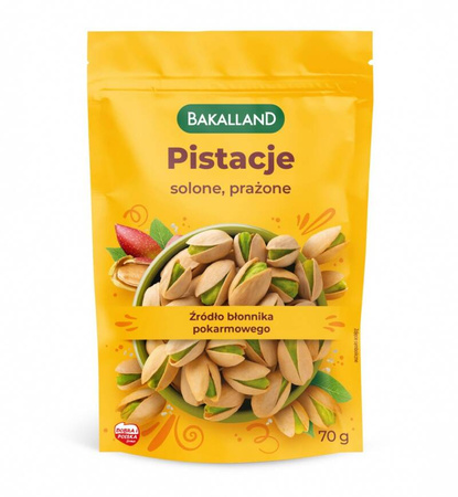 PISTACJE PRAŻONE BAKALLAND 70G
