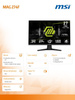 MSI MONITOR MAG 274F 27 CALI/LED/FHD/FLAT/200HZ/BLACK