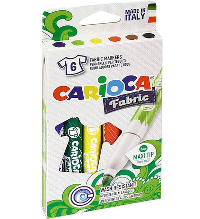 FLAMASTRY DO TKANIN CARIOCA 40956 CROMATEX 160-1473 MIX*6SZT