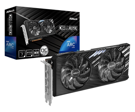 ASROCK KARTA GRAFICZNA ARC A750 CHALLENGER SE 8GB OC GDDR6 256BIT 3DP/HDMI