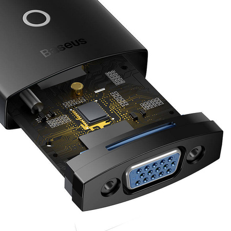 ADAPTER HDMI DO VGA BASEUS LITE SERIES Z AUDIO (CZARNY)