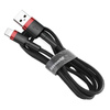 Kabel BASEUS Cafule USB-A-Lightning 2m (czarno-czerwony)