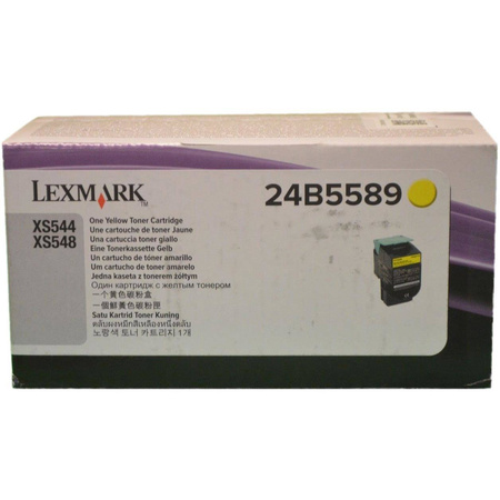 TONER ORYGINALNY LEXMARK 24B5589 YELLOW 3000 STRON