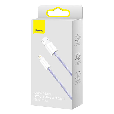 Kabel BASEUS Dynamic 2 USB-A-Lightning 2m (fioletowy)
