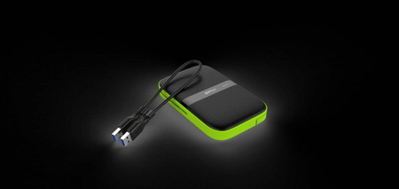 SILICON POWER ARMOR A60 1TB USB 3.0 BLACK-GREEN/PANCERNY WSTRZĄSO/PYŁO I WODOODPORNY