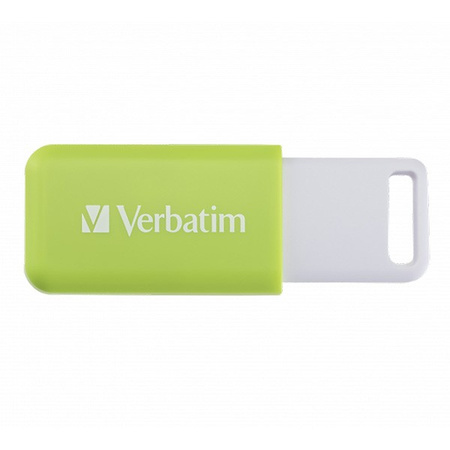 VERBATIM USB FLASH DISK, USB 2.0, 32GB, DATABAR, ZIELONY, 49454, DO ARCHIWIZACJI DANYCH