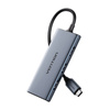 HUB USB-C DO HDMI, 3X USB 3.0, SD, TF VENTION TOOHB 0,15M SZARY
