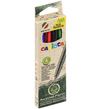 DŁUGOPIS CARIOCA 43102 160-2316 MIX*4 4SZT