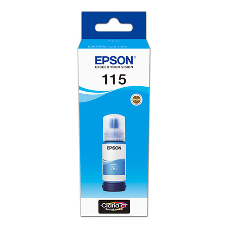 EPSON 115 ORYGINALNY INK / TUSZ C13T07D24A, CYAN, EPSON ECOTANK L8160, L8180