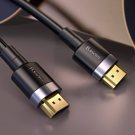 KABEL HDMI 2.0 BASEUS CAFULE, 4K, 3D, 3M (CZARNO-SZARY)