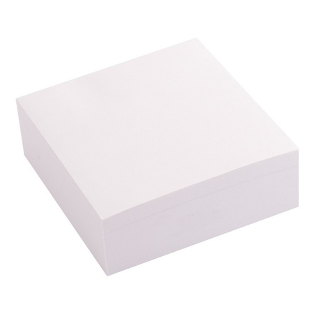KOSTKA BIUROWA KLEJONA 85X85X30MM D.RECT BIAŁA