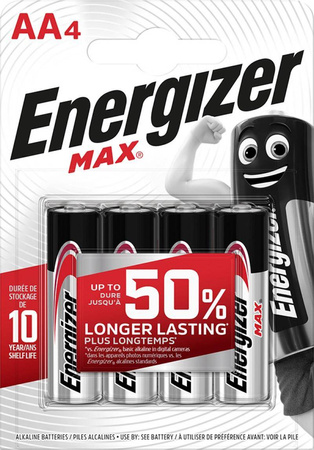 BATERIA ALKALICZNA AA ENERGIZER MAX 4SZT