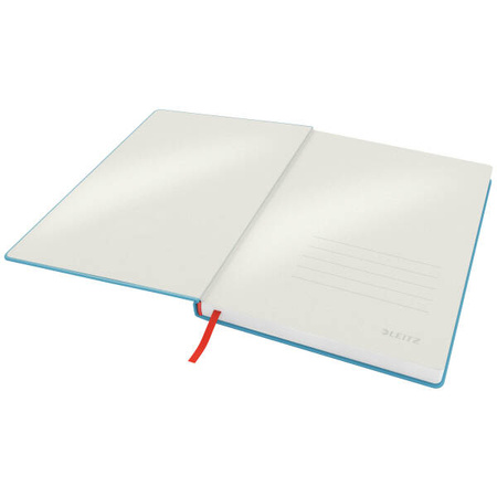 NOTATNIK B5 LEITZ COSY SOFT TOUCH 44820061 MORSKI NIEBIESKI W KRATKĘ TWARDA OPRAWA 96 KARTEK