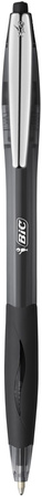 DŁUGOPIS AUTOMATYCZNY Z METALOWYM KLIPEM Z GUMOWYM UCHWYTEM BIC ATLANTIS SOFT 9021332 CZARNY 1.0MM CZARNA OBUDOWA