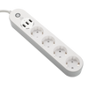 LISTWA ZASILAJĄCA 10A AC-4 / USB-3 DGM PS-W1043 1100W - 2300W AC 110V-230V; 50/60HZ WIFI 2.4