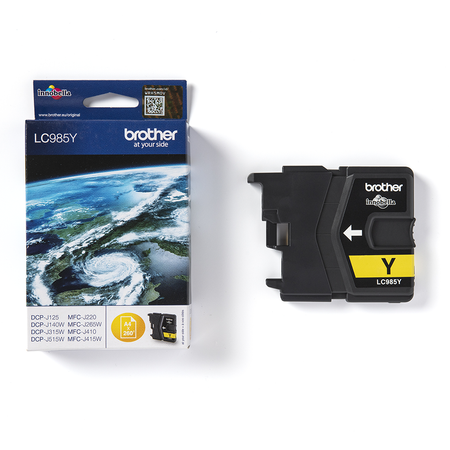 TUSZ ORYGINALNY BROTHER LC985Y YELLOW 260 STRON