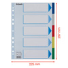 PRZEKŁADKI A4 ESSELTE 15259 MIX PP 5SZT