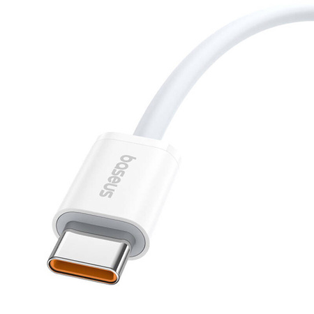 KABEL SZYBKIEGO ŁADOWANIA USB-C DO USB-C BASEUS SUPERIOR 2 100W 2M (BIAŁY)