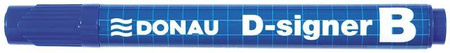 MARKER SUCHOŚCIERALNY DONAU D-SIGNER B NIEBIESKI OKRĄGŁY 2-4MM