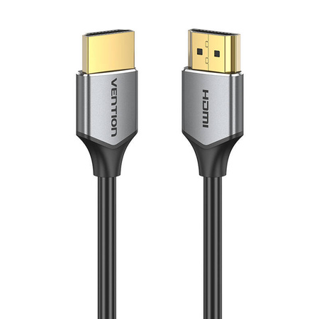 ULTRA CIENKI KABEL HDMI VENTION ALEHG 1.5M 4K 60HZ (SZARY)