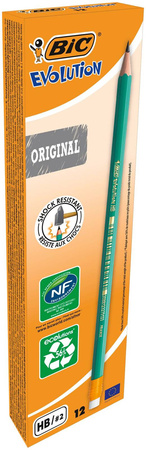 Ołówek z gumką bezdrzewny BIC EVOLUTION 8803323 HB