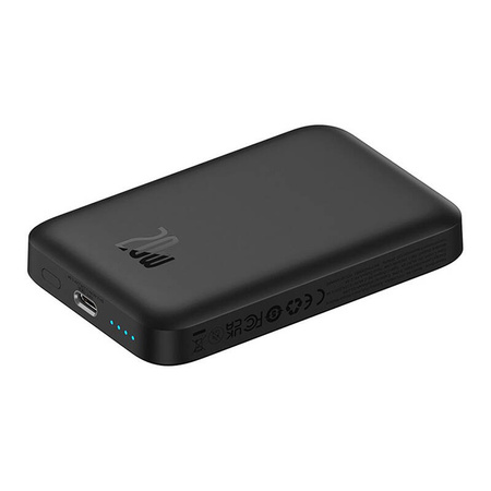 MINI BEZPRZEWODOWY POWERBANK BASEUS 20W (CZARNY)