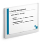 TABLICZKA INFORMACYJNA POZIOMA A5 DURABLE CLICK SIGN 486602 BIAŁA