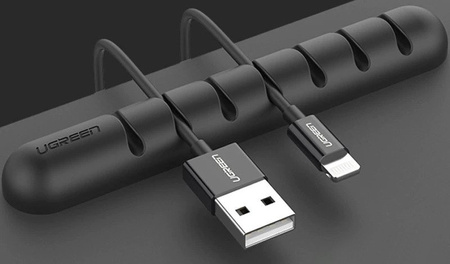 ORGANIZER NA KABLE UGREEN LP114 7 SLOTÓW (CZARNY)