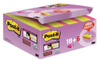 KARTECZKI SAMOPRZYLEPNE 47,6X47,6MM 3M POST-IT® SUPER STICKY 622-P24SSCOL MIX KOLORÓW (18+6)X90 KART