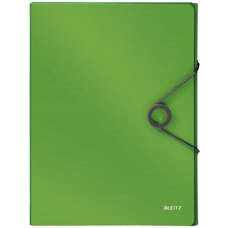 Teczka z gumką A4 LEITZ SOLID 45681050 zielona PP 30mm
