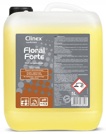 PŁYN DO CZYSZCZENIA POSADZEK CLINEX FLORAL FORTE 5L