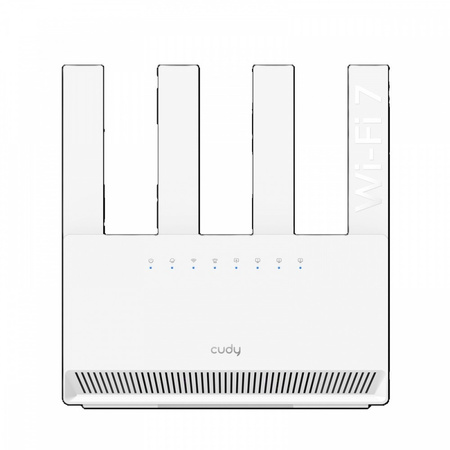 CUDY ROUTER WR3600 BE3600 GIGABIT DUAL BAND WI-FI 7 ROUTER 4 X 10/100/1000MBPS PORTS, 4 X 5DBI FIXED ANTENNAS, WIFI ROUTER/AP/ REPEATER/ W