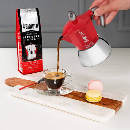 KAWIARKA BIALETTI NEW MOKA INDUCTION 4TZ CZERWONA