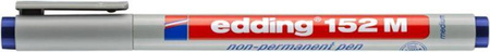 FOLIOPIS ZMYWALNY EDDING 152 M NIEBIESKI 1MM