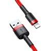 Kabel BASEUS Cafule USB-A-Lightning 3m (czerwony)