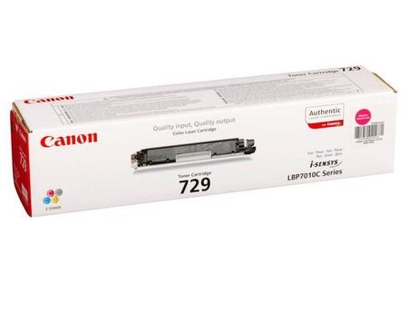 TONER ORYGINALNY CANON CRG729M 4368B002 MAGENTA 1000 STRON