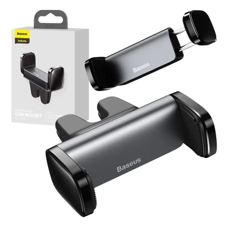 Uchwyt samochodowy BASEUS Steel Cannon zaciskowy (czarny)