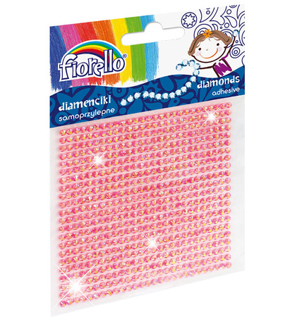 DIAMENCIKI SAMOPRZYLEPNE FIORELLO GR-DS04 170-2400 RÓŻOWE