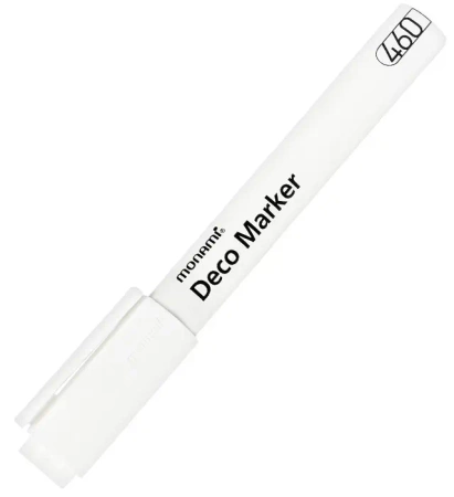 MARKER AKRYLOWY MONAMI DECO MARKER B 460 160-2514 BIAŁY OKRĄGŁA 2MM