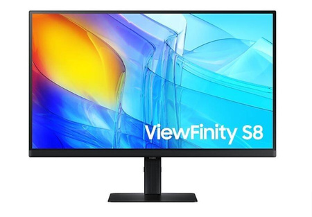 SAMSUNG MONITOR 27 CALI VIEWFINITY S80D IPS 3840X2160 UHD 16:9 1XHDMI 1XDP 3XUSB 3.0 5MS PINP/PBYP 60HZ HAS+PIVOT PŁASKI 3YON-SITE