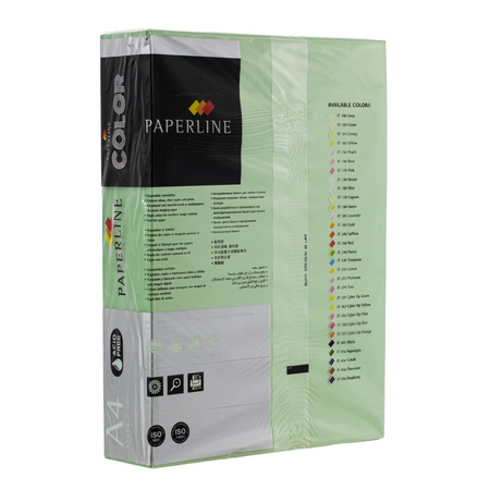 PAPIER KSERO KOLOR A4 PAPERLINE ZIELONY 80G 500 ARK
