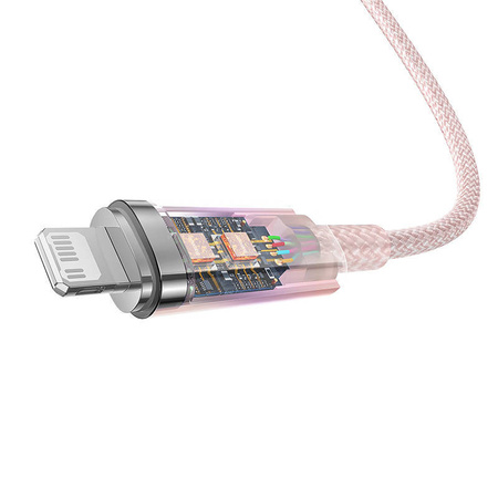 KABEL SZYBKO ŁADUJĄCY BASEUS USB-C DO LIGHTNING EXPLORER SERIES 20W (RÓŻOWY)