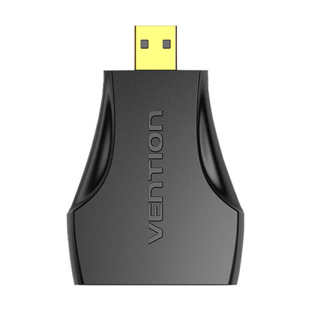 ADAPTER MICRO HDMI MĘSKI DO HDMI ŻEŃSKI VENTION AITB0 (CZARNY)
