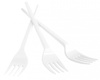 WIDELEC JEDNORAZOWY 17CM OFFICE PRODUCTS BIAŁY PLASTIK 100SZT