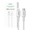 KABEL USB-C DO LIGHTNING UGREEN US171, 3A, 0.25M (BIAŁY)
