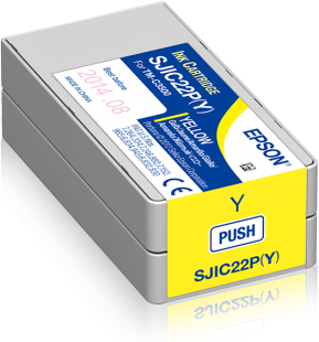 TUSZ ORYGINALNY EPSON SJIC22P C33S020604 YELLOW 32,5 ML