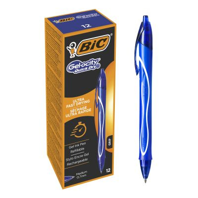 DŁUGOPIS ŻELOWY BIC INTENSITY QUICK DRY 950442 NIEBIESKI 0.7MM