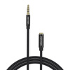 KABEL AUDIO TRRS 3,5MM MĘSKI DO 3,5MM ŻEŃSKI VENTION BHCBJ 5M CZARNY