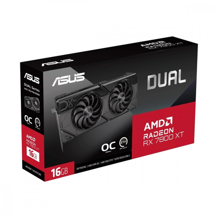 ASUS KARTA GRAFICZNA DUAL RADEON RX 7800 XT OC EDITION 16GB GDDR6DUAL-RX7800XT-O16G